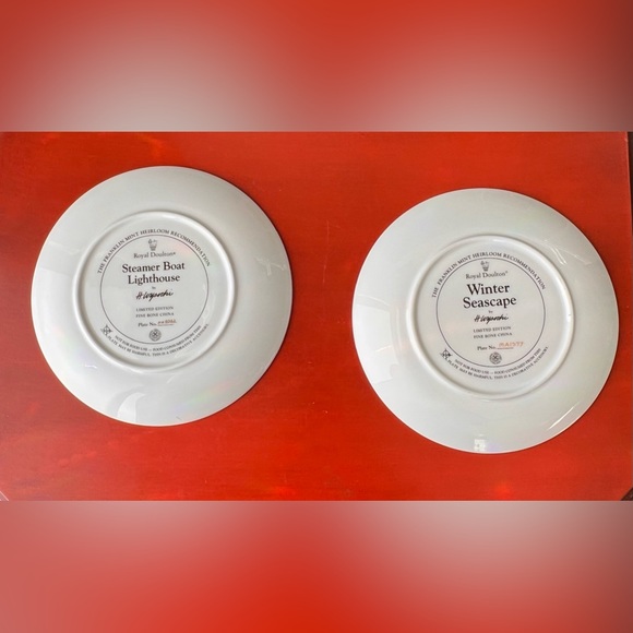 Vintage Lighthouse plates, charles wysocki, and scott wooster - Picture 7 of 8